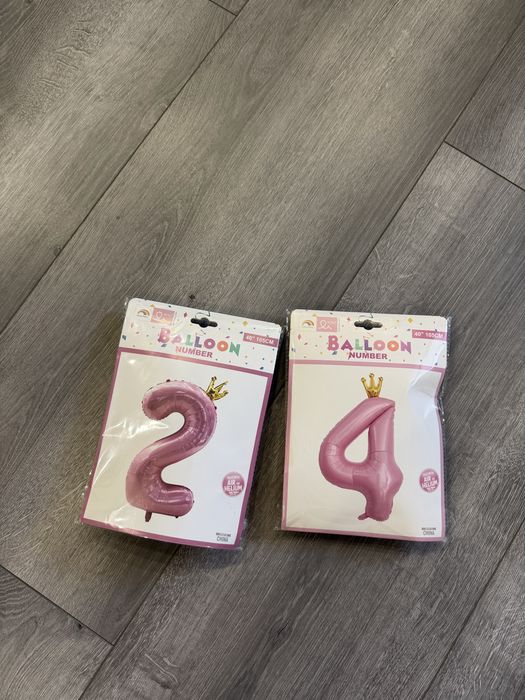 Повітряні кульки «Цифри» 2 і 4