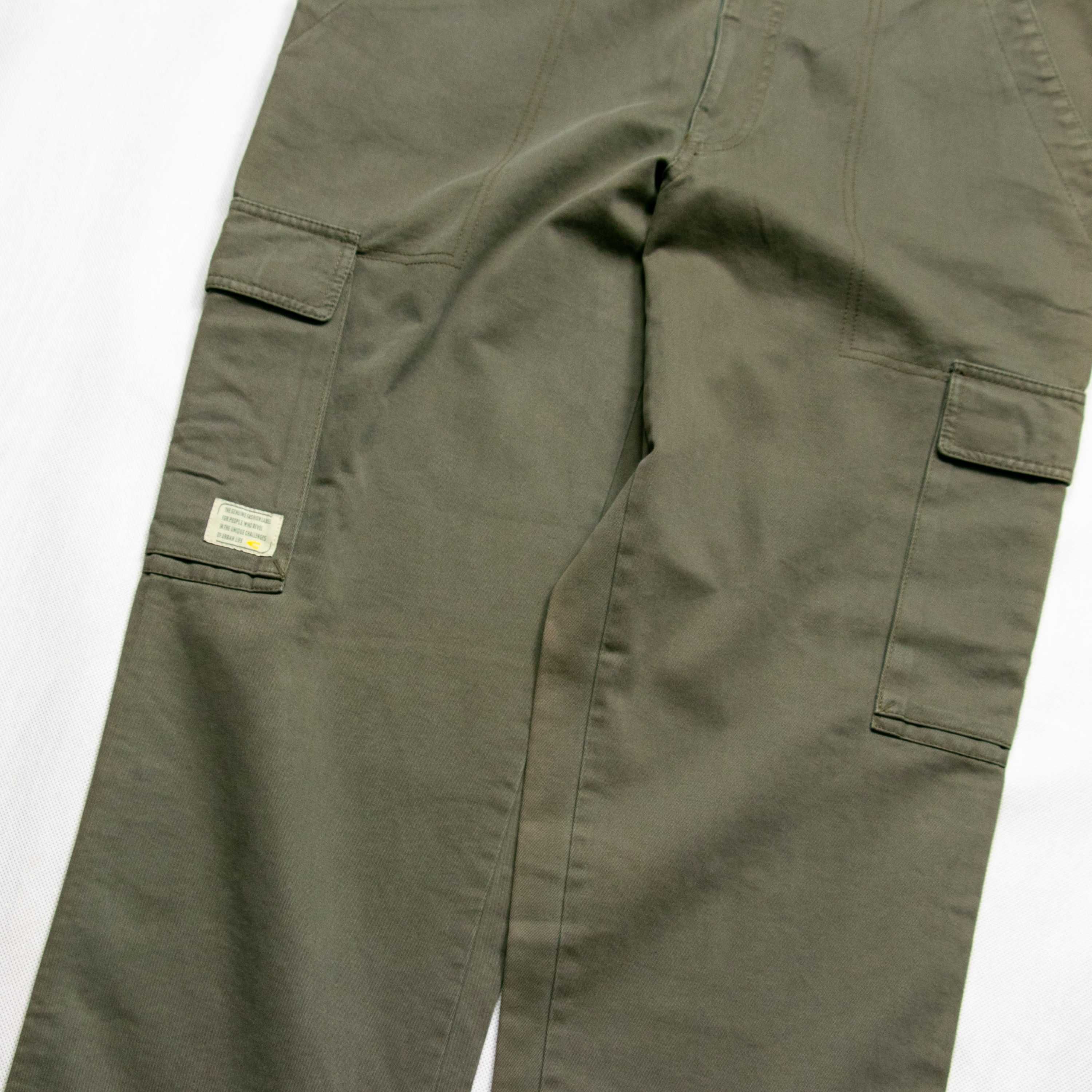 Camel spodnie cargo khaki 52eu/L