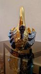 Cisne dourado/prateado