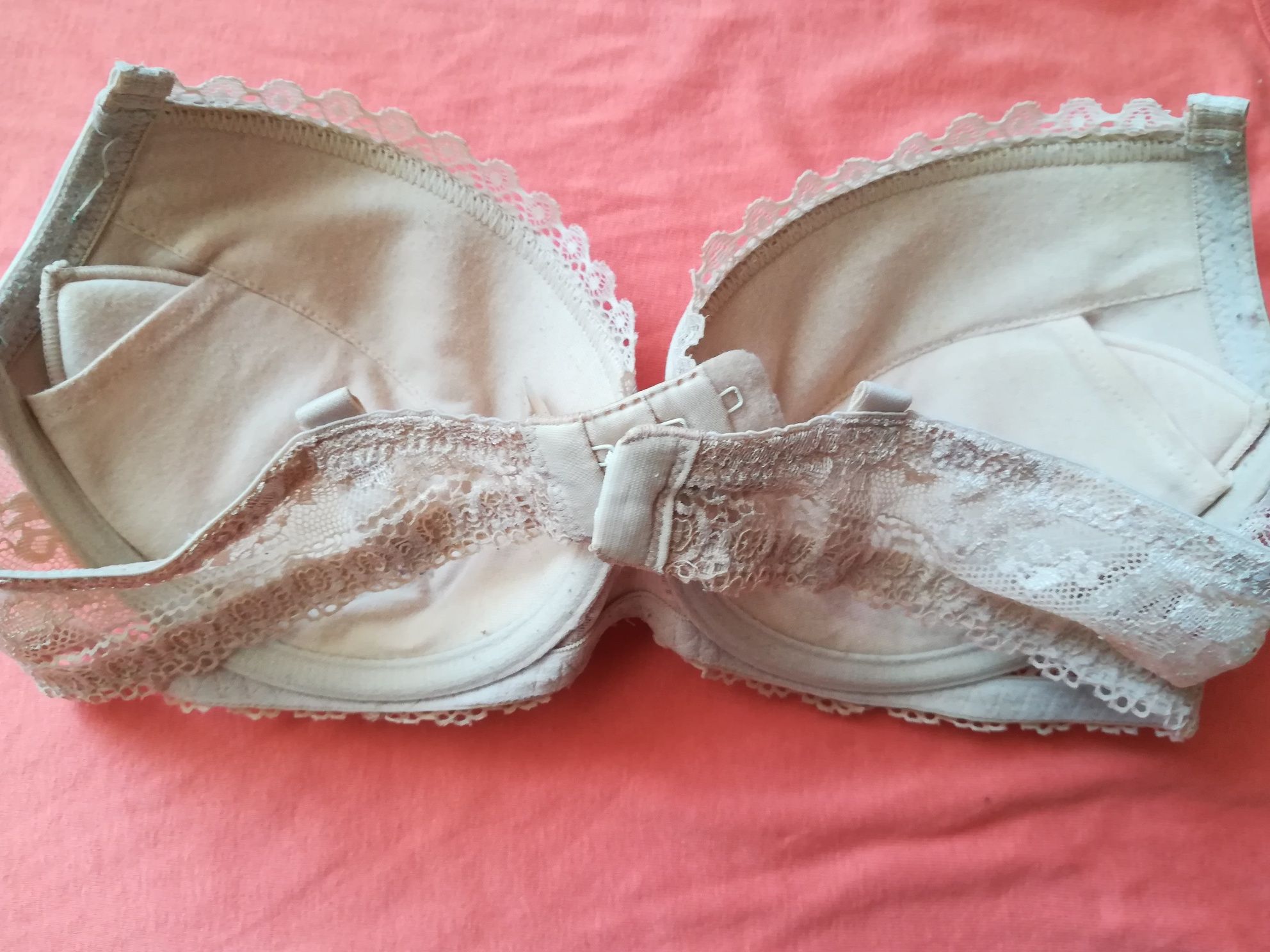 HUNKEMOLLER biustonosz beżowy push-up 70 75 B