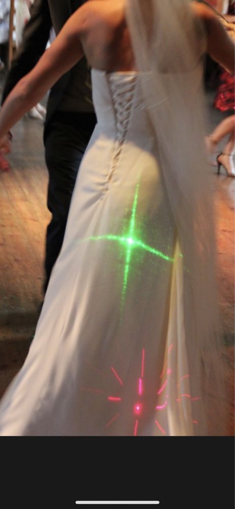 Suknia ślubna na wzrost 164cm.