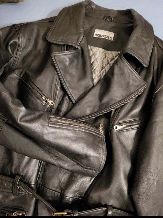Ramoneska kurtka skórzana męska