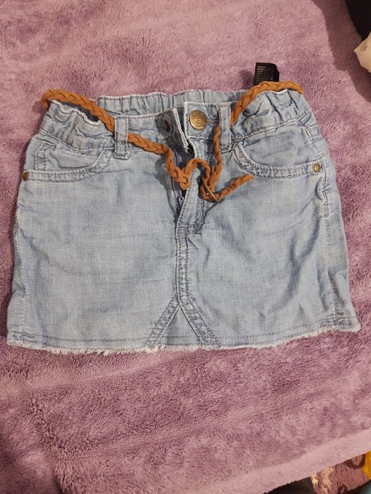 Spódnica jeansowa h&m