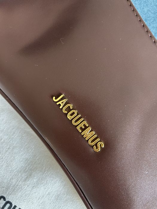 Mala Jacquemus Le Bisou Perle Castanho