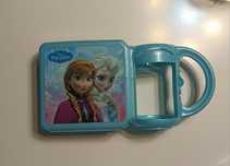 Lancheira Frozen com espaço para garrafa