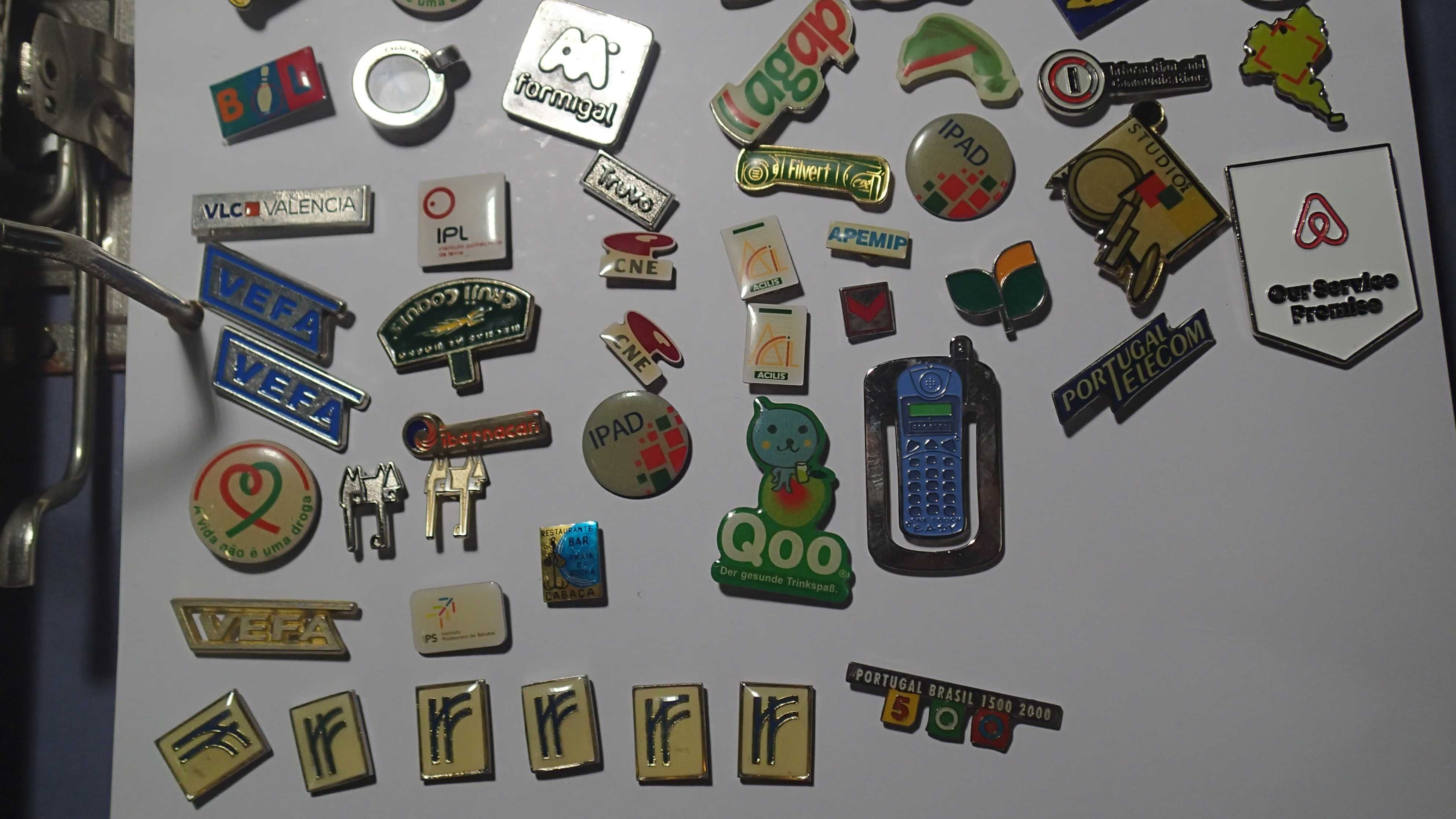 Pins antigos empresas e organizações Portuguesas