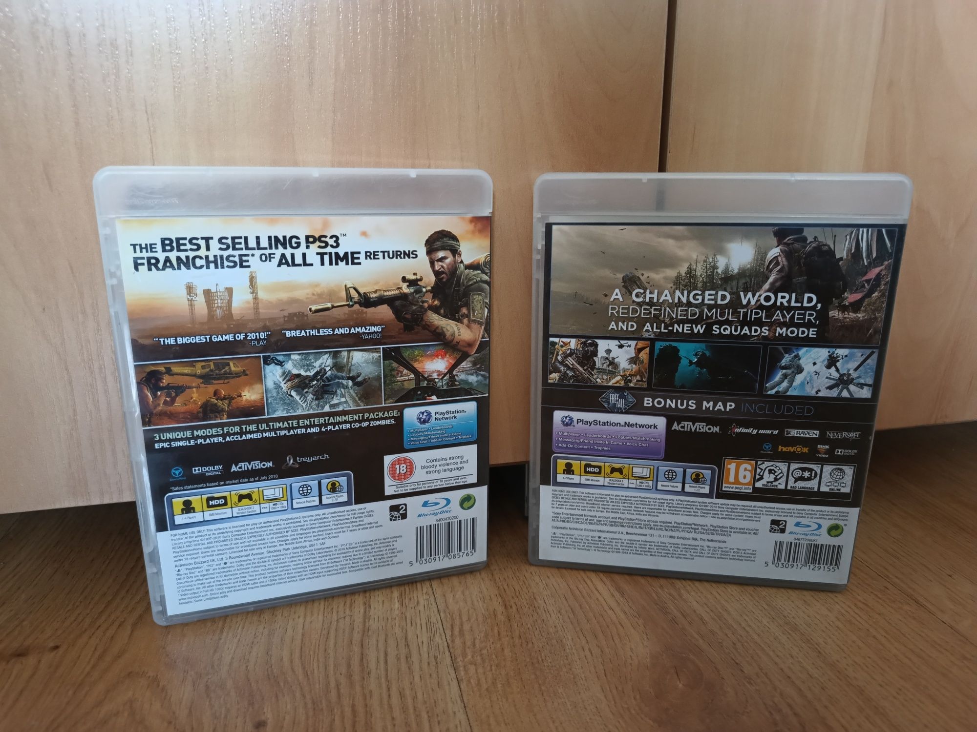 Call of Duty Black Ops+ Call of Duty Ghost PS3
