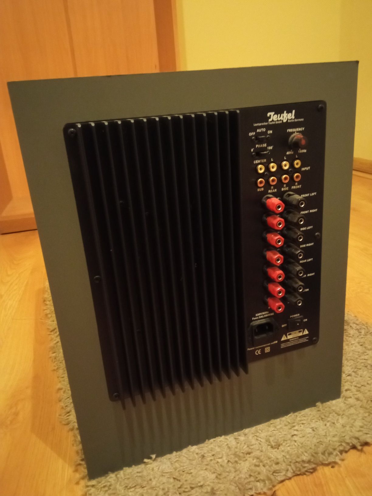 Subwoofer głośniki Teufel concept 7.1 THX kino domowe