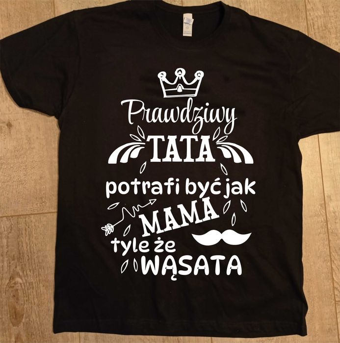 Koszulka męska na Dzień Taty Prawdziwy tata...