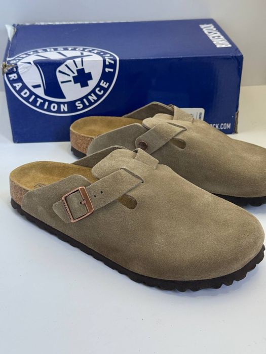 Шльопанці сабо клоги биркеншток Birkenstock boston биркеншток шкіряні