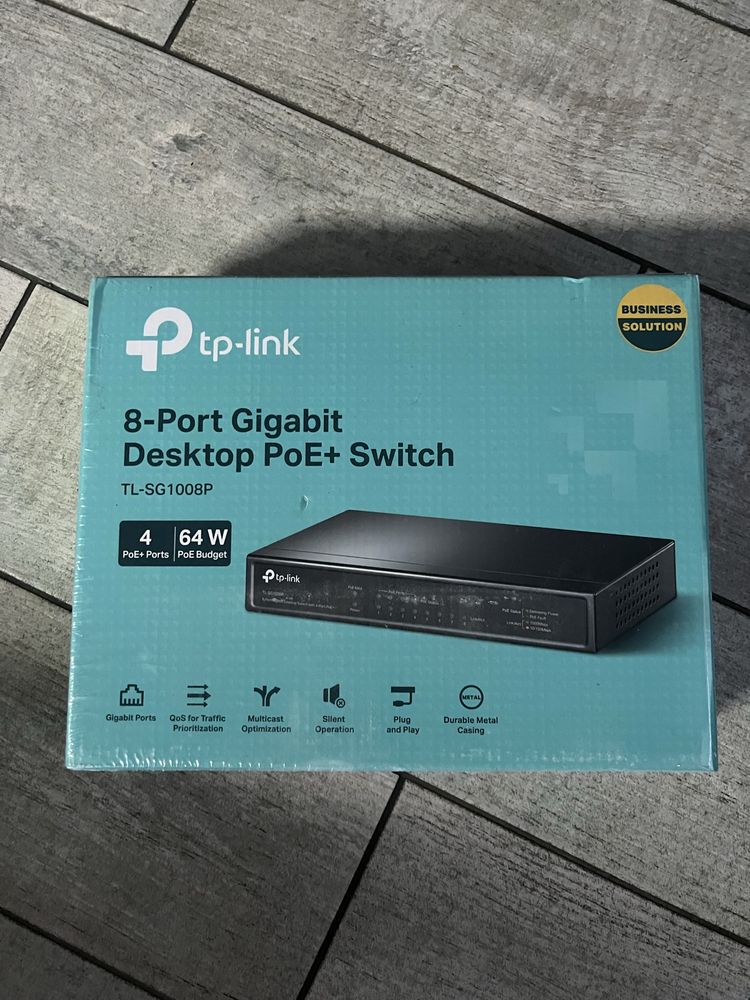 Комутатор локальної мережі (Switch) TP-Link TL-SG1008P
