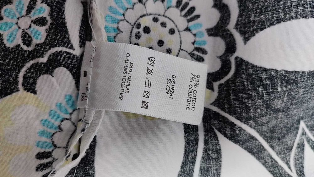 Spódnica w kwiaty bawełniana Florence Fred rozmiar 16