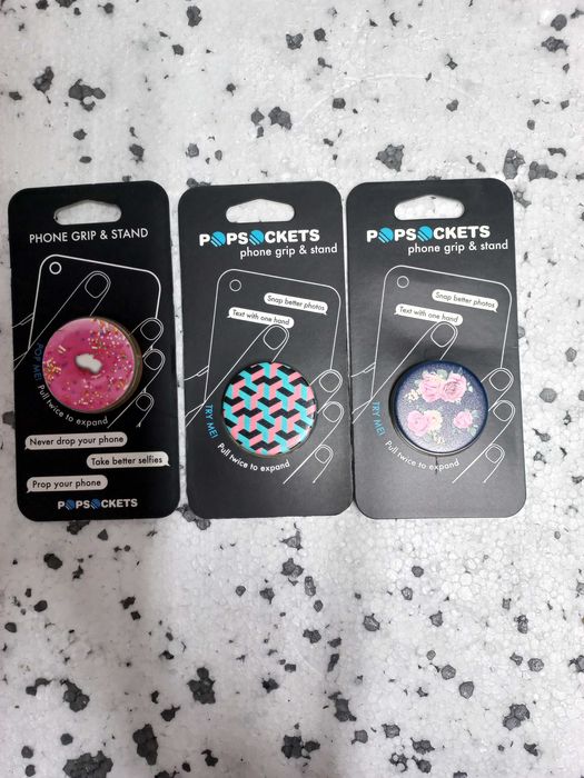 Uchwyt na palce PopSockets wielokolorowy
