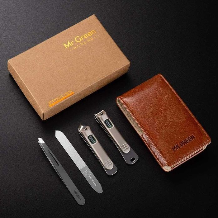 Zestaw do obcinania paznokci 4 części do manicure ze stali nierdzewnej