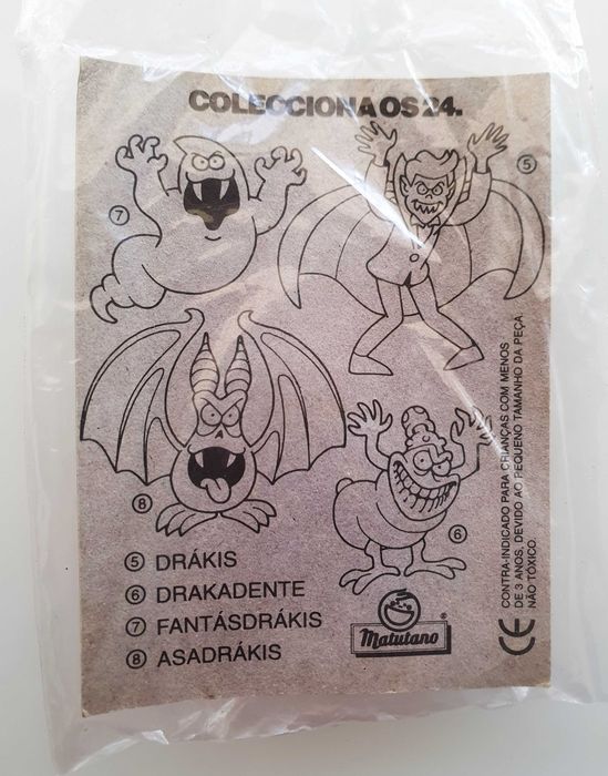 Emblemático e Raro ~ "BISNA PEGA MAUS" ~ Brinde Matutano ~ 1990´s ~ #1