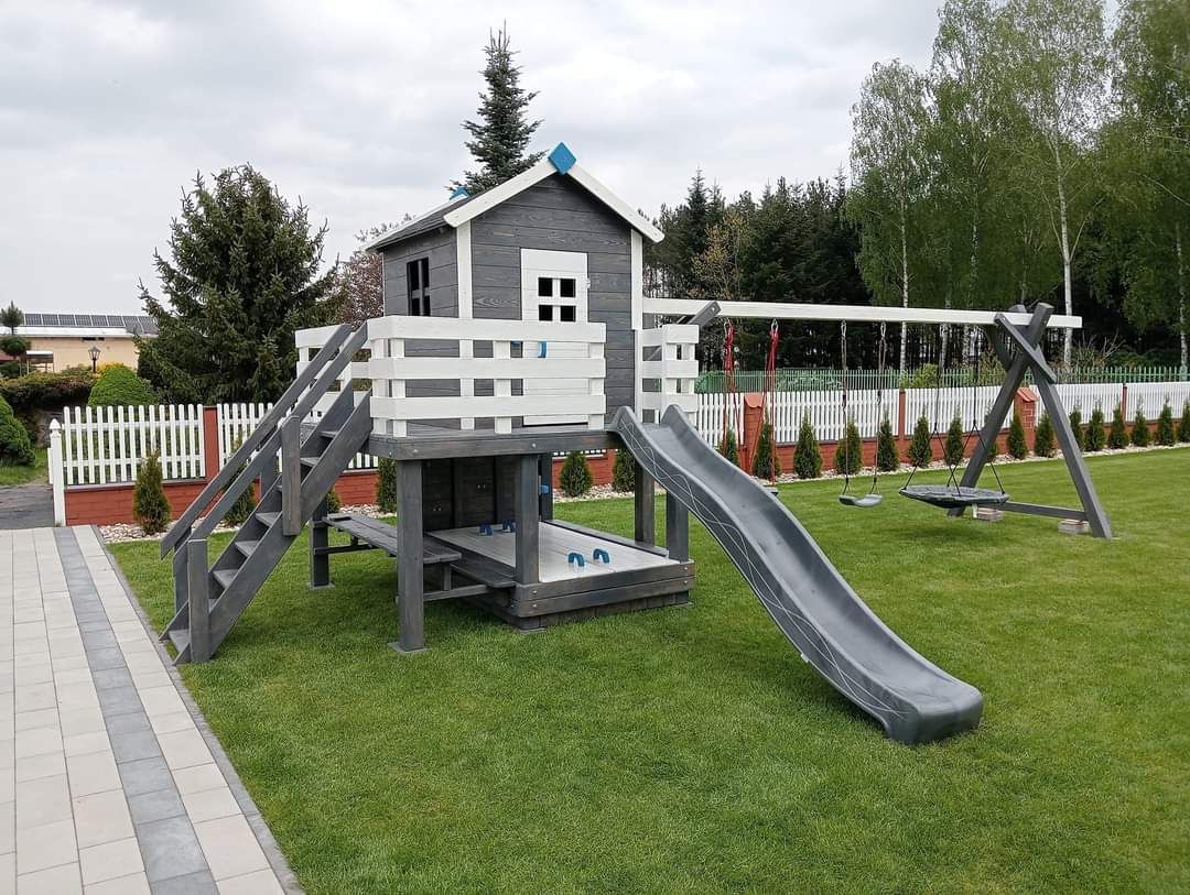 Drewniane place zabaw dla dzieci