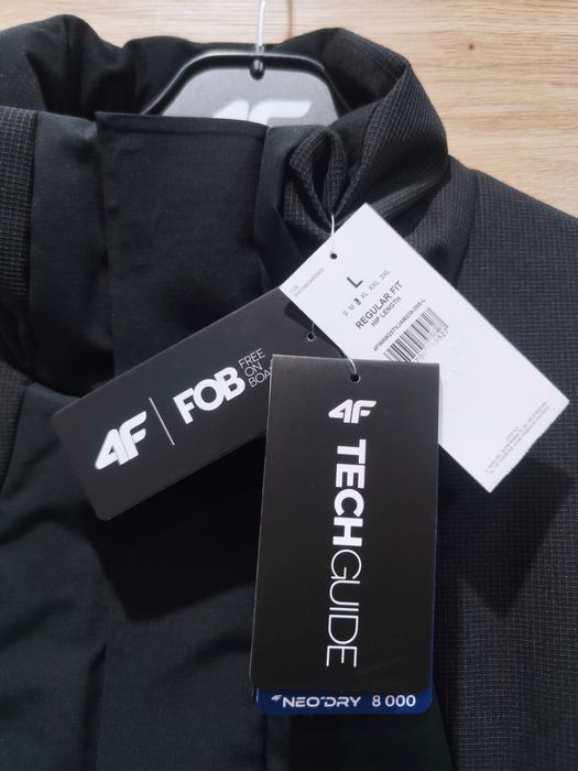 Kamizelka bezrękawnik zimowa membrana 8000 męska 4F FOB rozm. L czarna