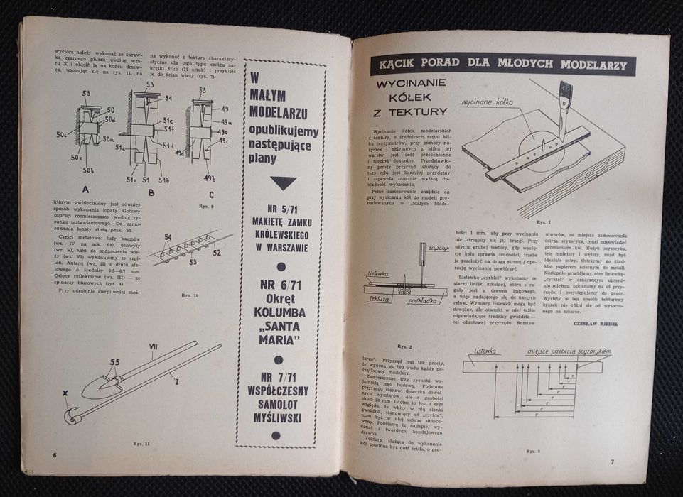 Mały Modelarz nr 4 rok 1971 - Cromwell - czołg szybki