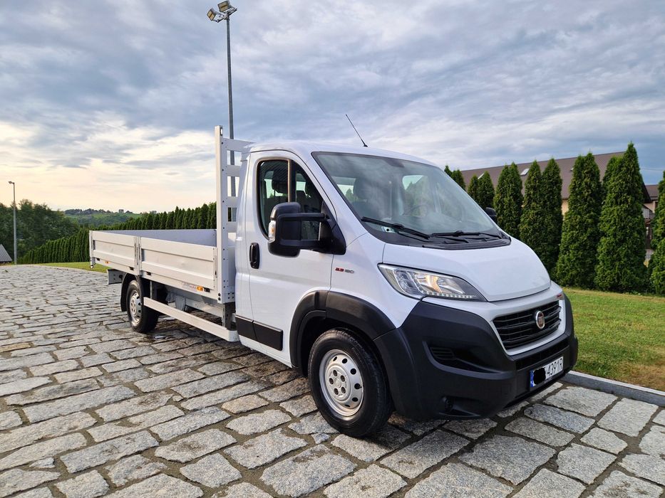 Fiat Ducato 180 Km Skrzynia MAX Alu burty Krajowy 1Wł master F-Vat 23%