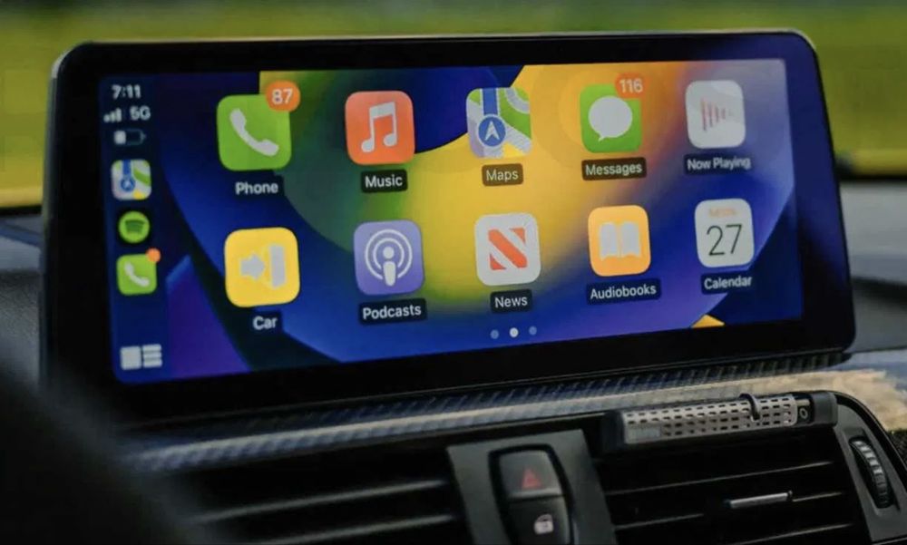 Блок carplay Android auto BMW на систему NBT та CIC