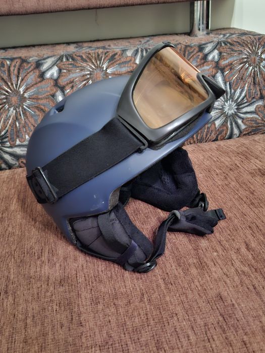Kask i gogle narciarskie