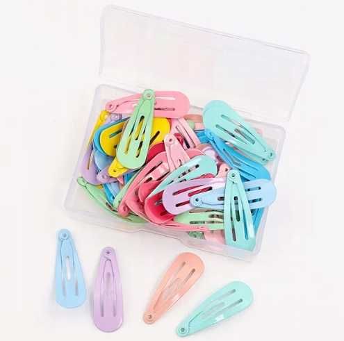 Spinki do włosów dla dziewczynki zestaw mix (50 sztuk) 3 cm