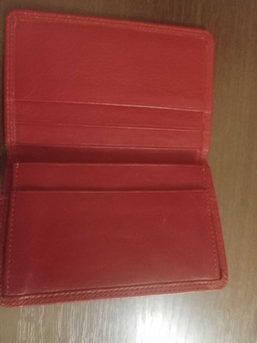 Кредитница Braun Buffel натуральная кожа, красный