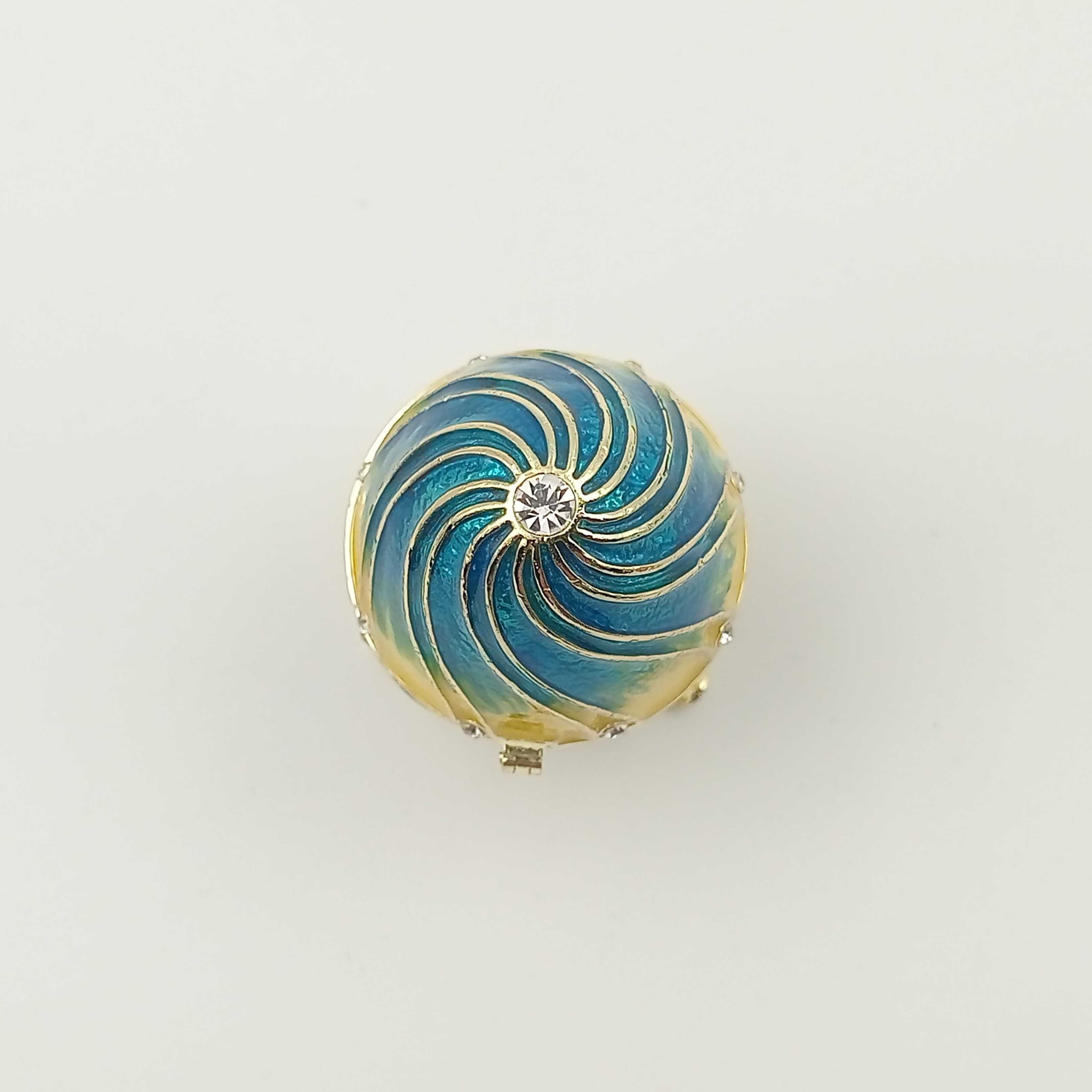 Jajko jajo faberge pojemniki szkatułka zielone styl mandaryński
