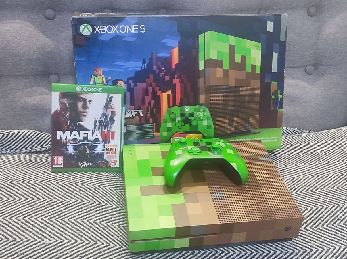 Konsola Xbox one S Minecraft