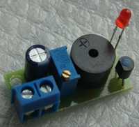 Сигналізатор розряду акумулятора звуковий і світловий