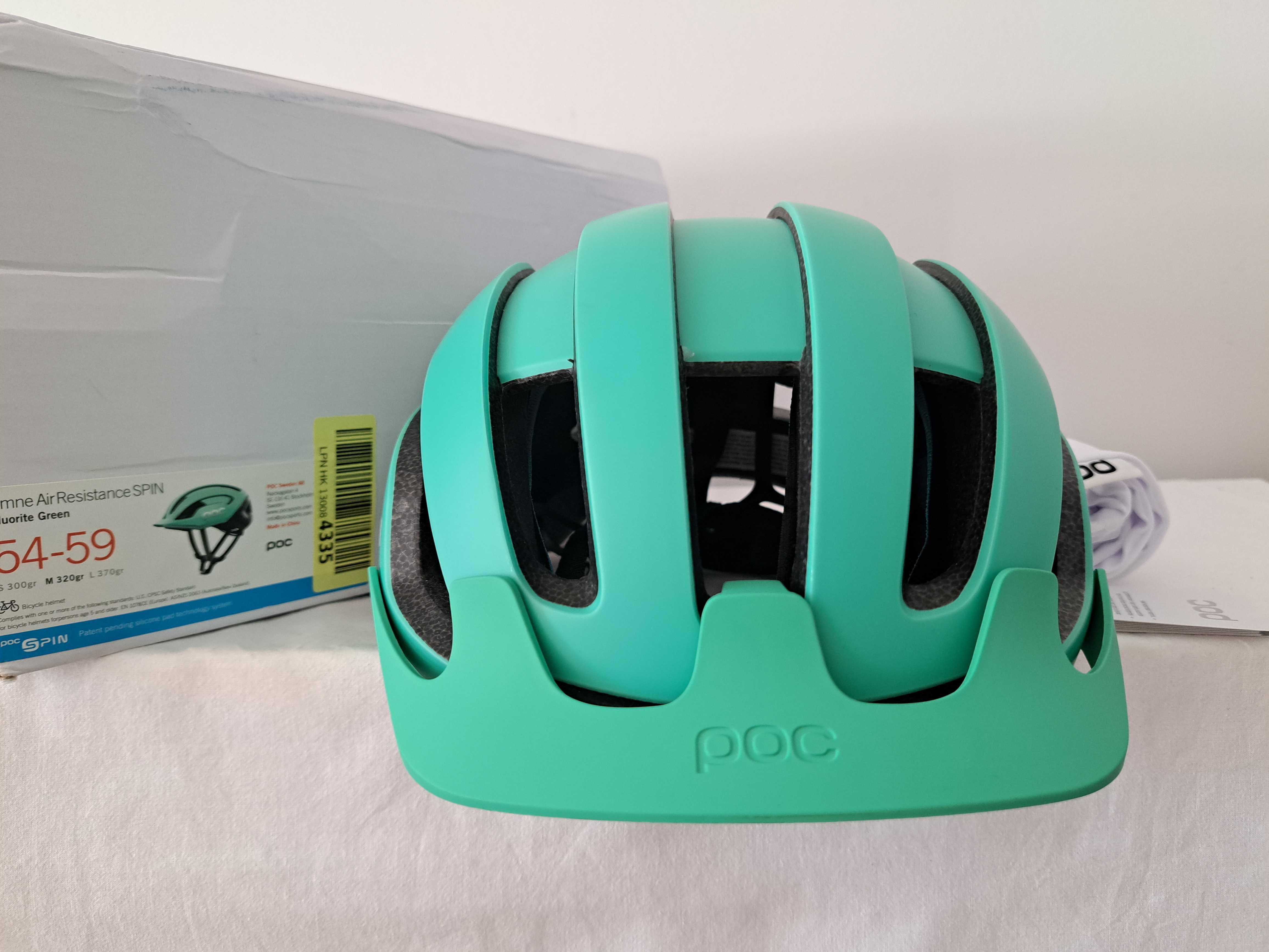 Kask rowerowy Poc Omne Air Resistance Spin Fluorite Green M 54-59cm