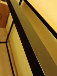 Czarna deska listwa lamel  wymiary 3x275,5cm