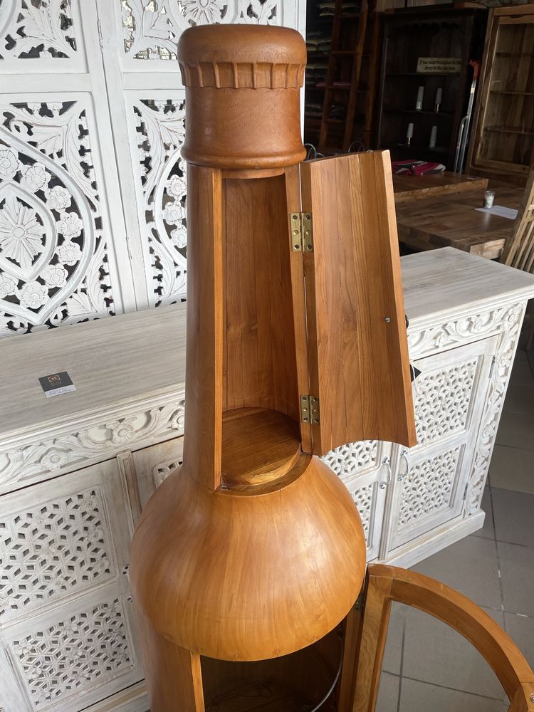 Barek drewniany winiarka butelka