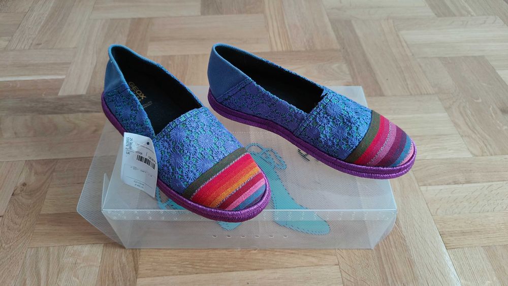 Espadryle damskie Geox, r. 36 (37)