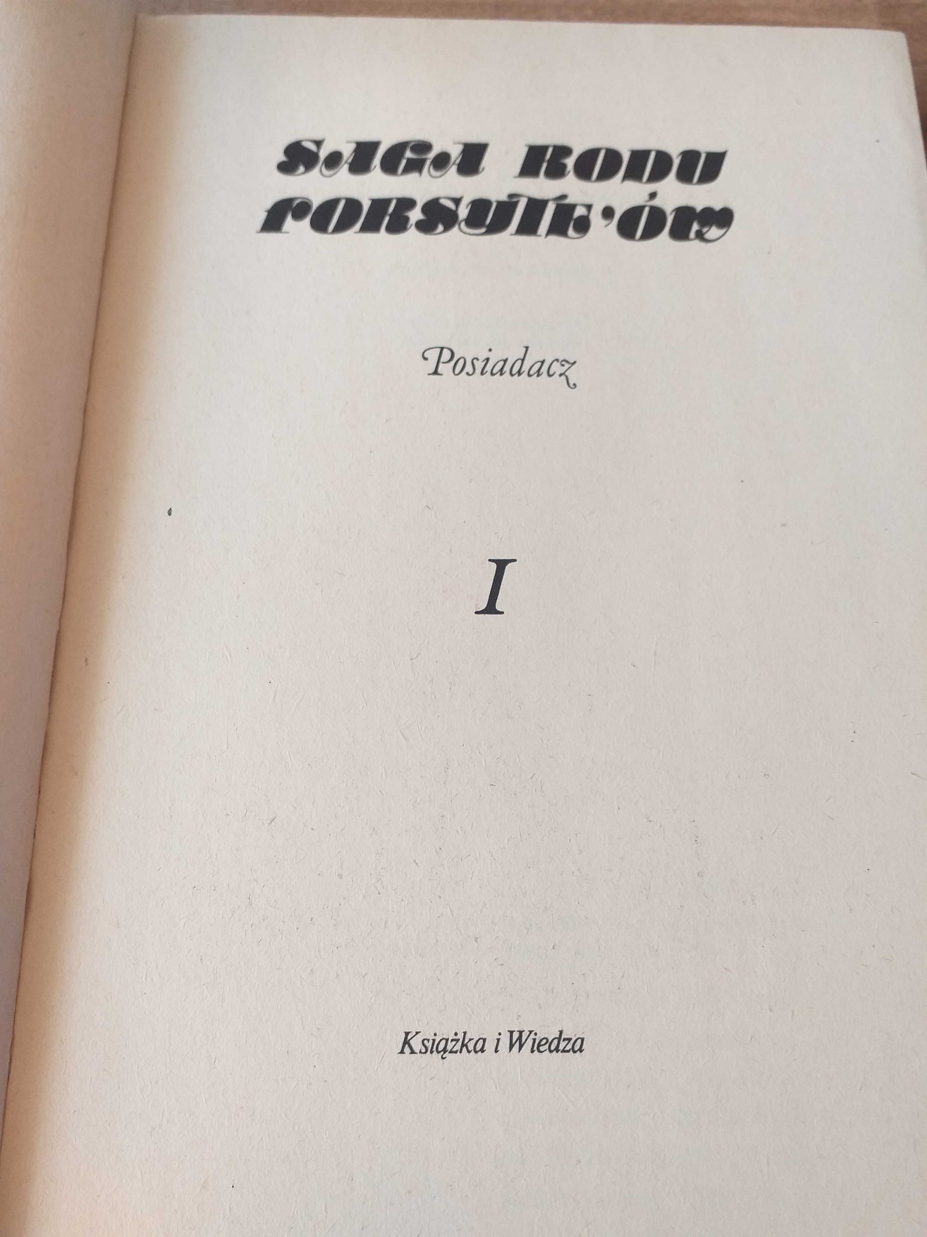 "Saga Rodu Forsyte'ów" John Galsworthy