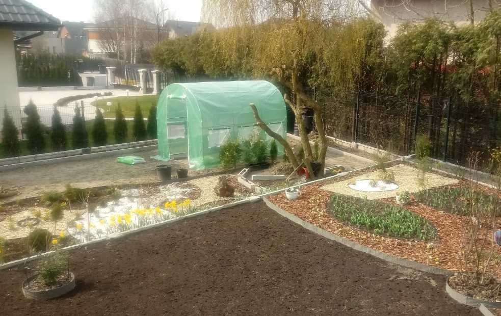 Tunel foliowy 2x3m MOCNA GRUBA folia na warzywa owoce ogród szklarnia