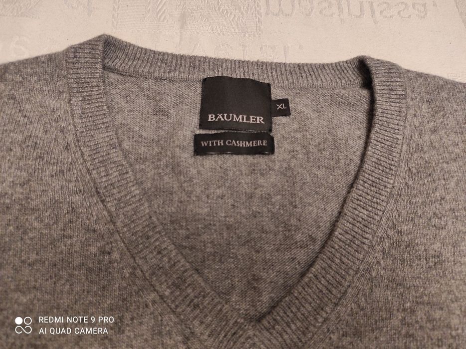 Новый пуловер р. XL-2XL (54-56), шерсть, кашемир, свитер, джемпер