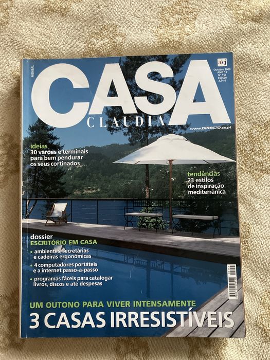 4 revistas Casa & Jardim com oferta do nº153 Casa Cláudia.