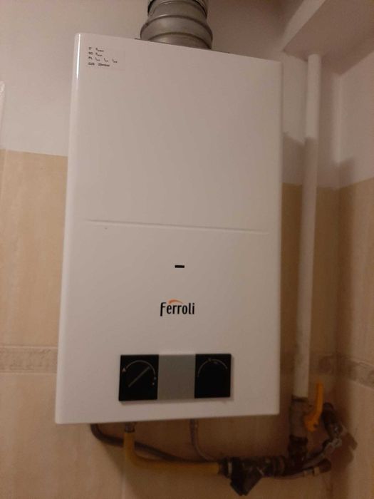 piecyk gazowy, ogrzewacz przepływowy Ferroli, Pegaso Pro, prawie nowy!