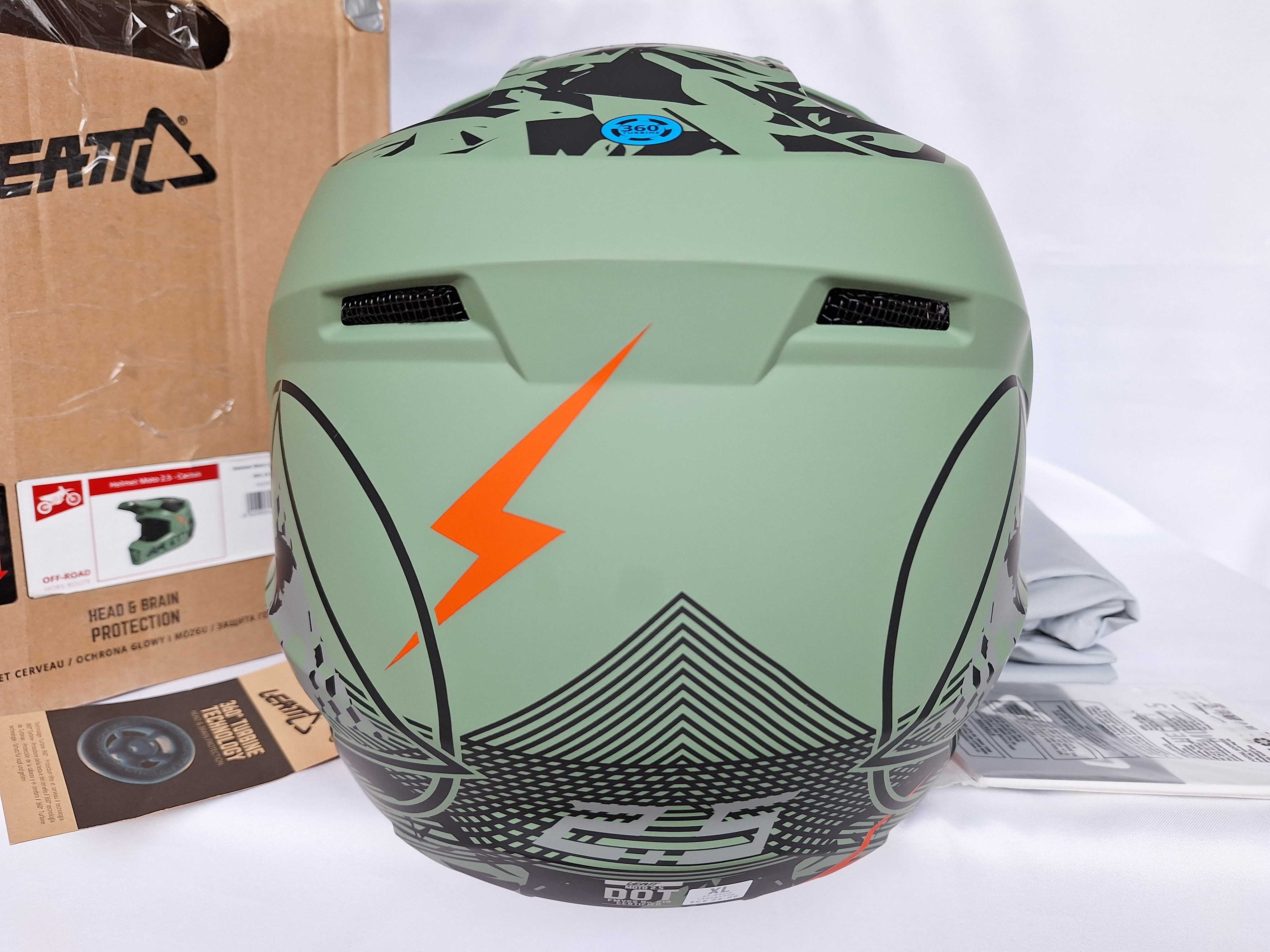 Kask motocrosowy/enduro Leatt Helmet Moto 2,5 V23 Cactus XL 61-62cm