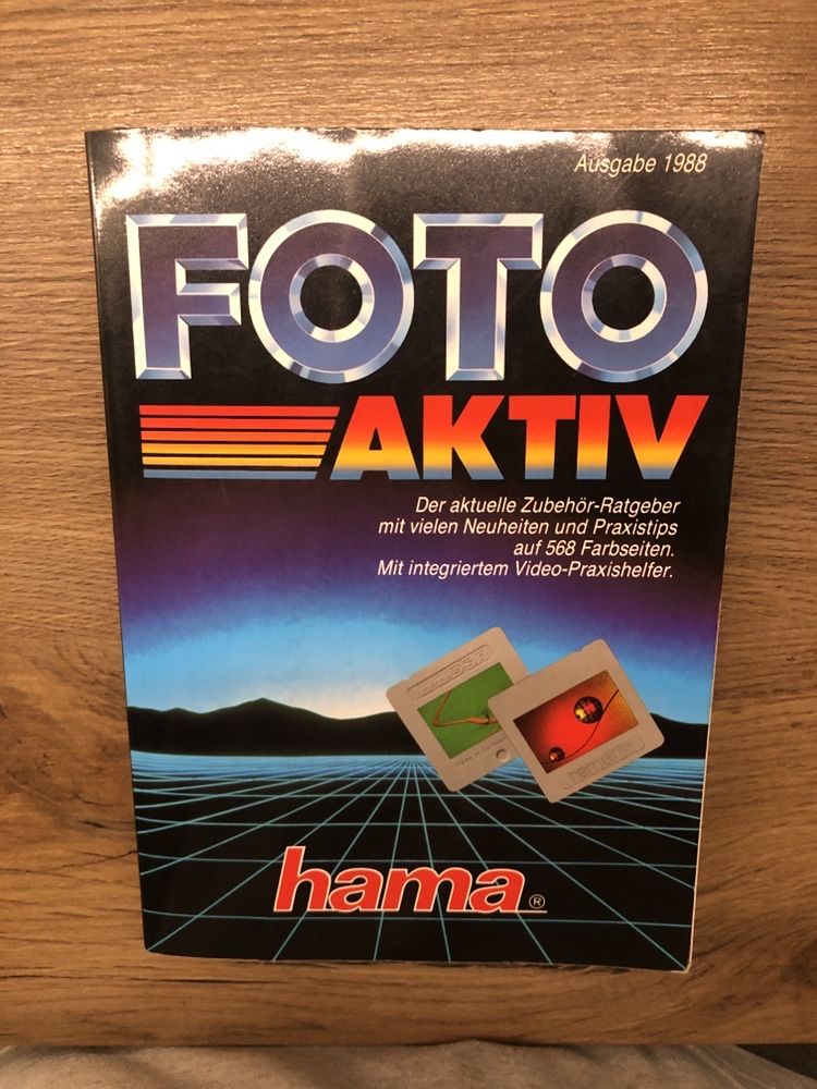 Katalog HAMA fotograficzny z 1988 roku antyk dla kolekcjonera