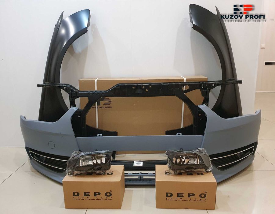 Бампер передній новий Audi A4 (B8/B9) рестайл дорестайл