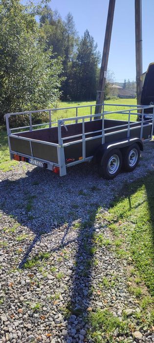 Solidna niemiecka Przyczepa Saris Dwuosiowa DMC 2000