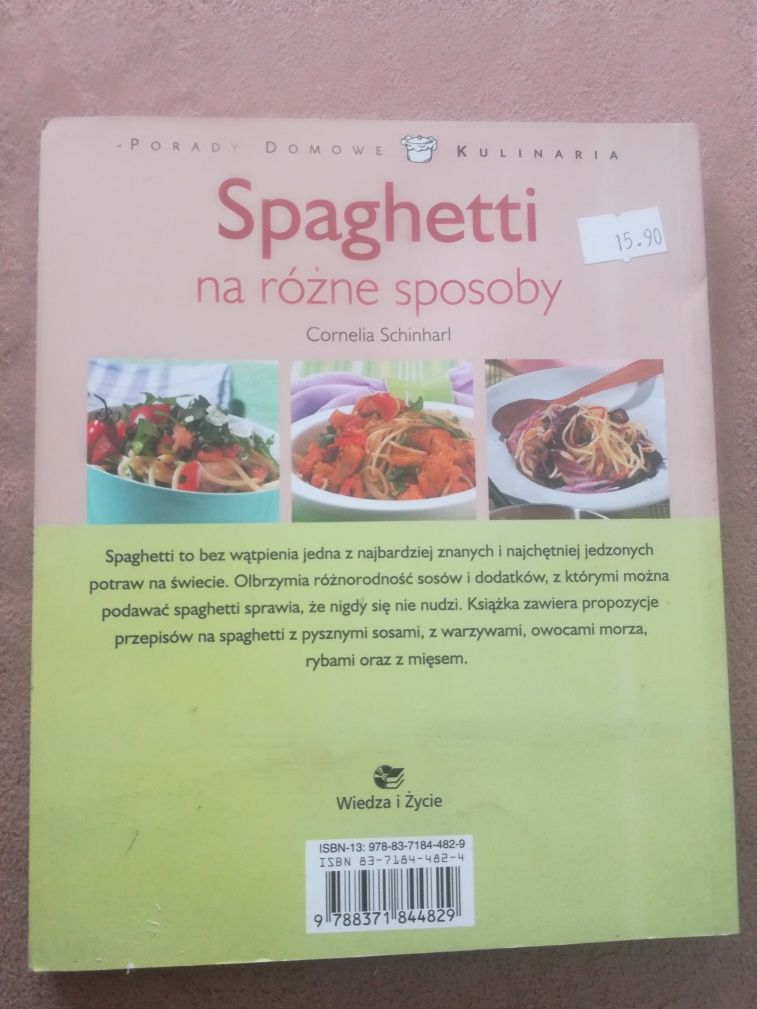 Schinharl Spaghetti na różne sposoby  przepisy gotowanie makaron