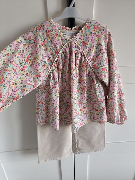Zara spodnie+ koszula roz 116