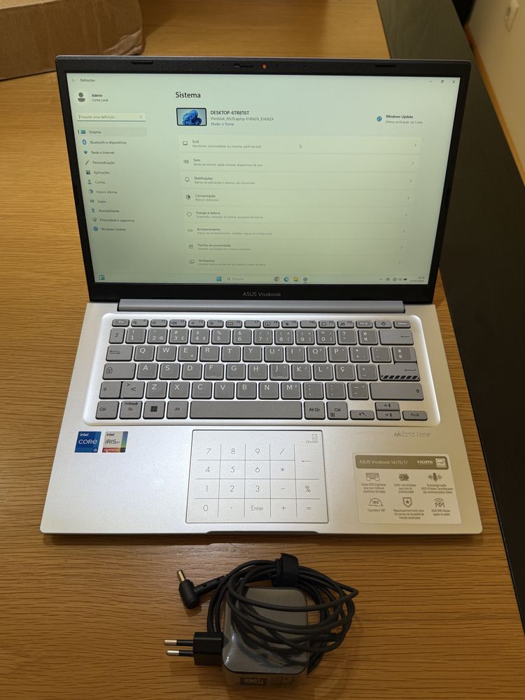 Portatil asus vivobook x1404z i5 12geraçao 16/512ssd como novo