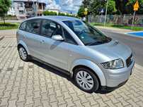 Audi A2 Bez Rdzy Klimatro-Sprawny 2-kluczyki Udok.Przebieg Stan BDB Opłacony