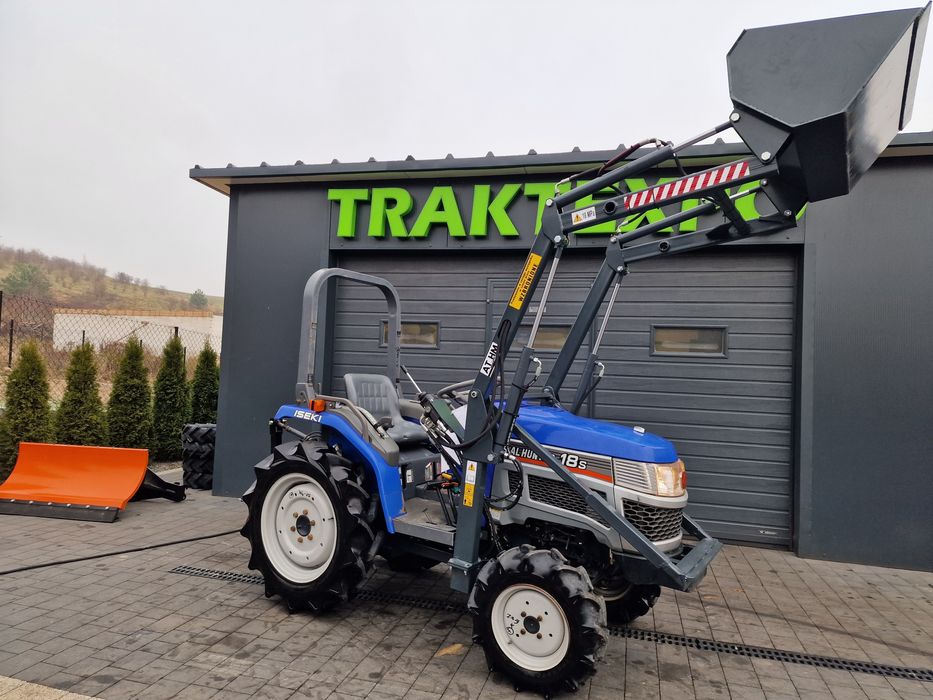 Mini traktor iseki Sial Hunter,4x4,wspomaganie,japoński,TUR