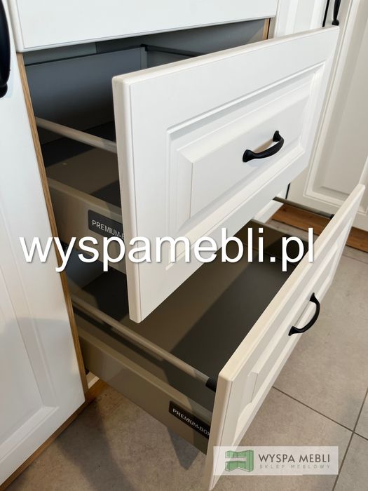 MEBLE kuchenne typu skandynawskie dowolny układ MDF 300cm kuchnia frez