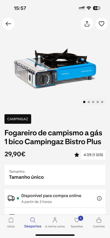 Fogão Campingaz Bistro Plus